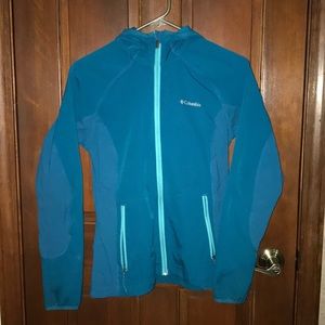 Columbia light zip up jacket